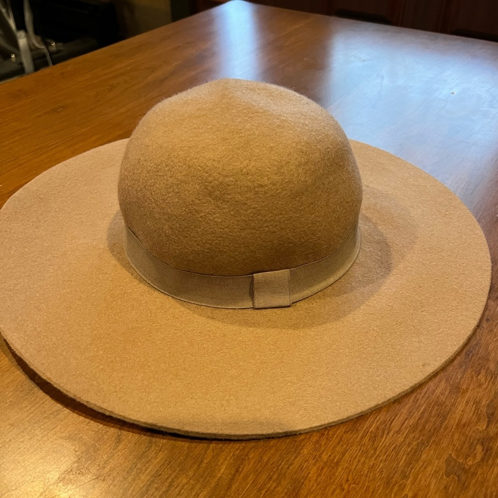 Tan Wool Tiller Hat
